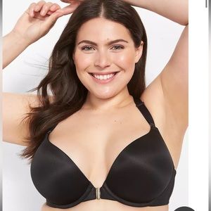 Cacique Front Close Smooth Boost Plunge Bra - 44DDD